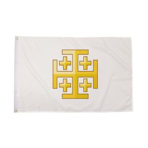 Jerusalem Cross Flag