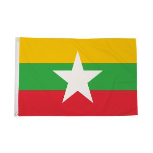 Myanmar New (Burma) Flag