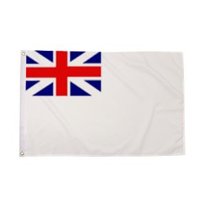 Naval Ensign White Squadron Flag