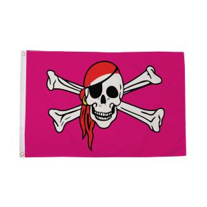 Pink Pirate Flag