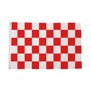 Red and White Check Flag