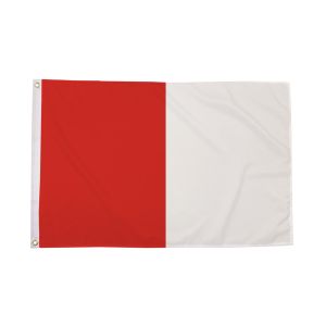 Red and White Irish County Flag