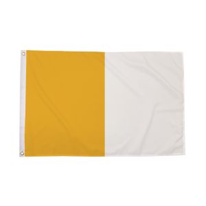 Saffron and White Irish County Flag