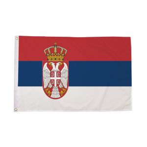 Serbia Crest Flag