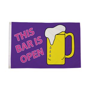 This Bar Is Open Flag