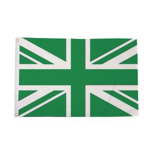 Union Jack Green Flag