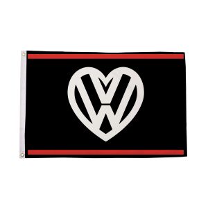 VW Black and Red Flag