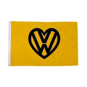 VW Orange and Black Flag