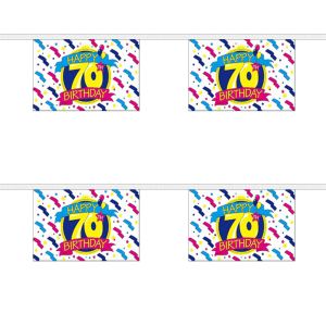 Happy 70th Birthday Rectangular Bunting