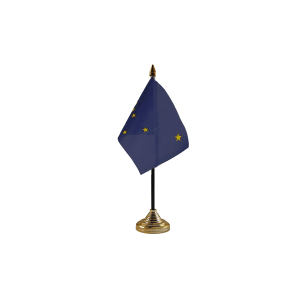 Alaska Small Table Flag