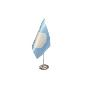 Antarctica Satin Table Flag