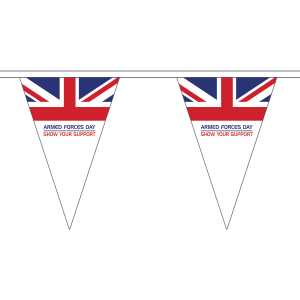 Armed Forces Day Triangle Bunting