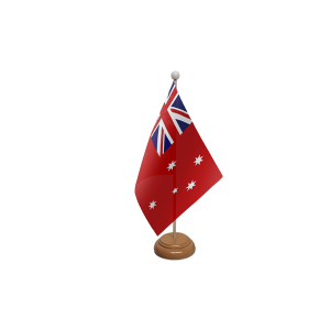 Australia Red Ensign Wooden Table Flag