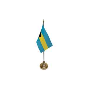 Bahamas Small Table Flag