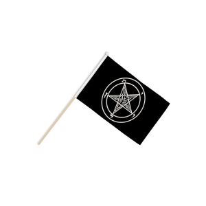 Baphomet Church of Satan Hand Flags