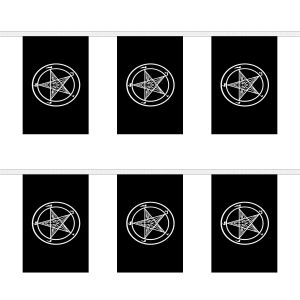 Baphomet Church of Satan Rectangular Bunting