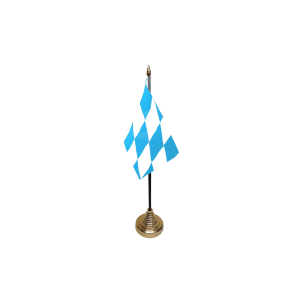 Bavaria no Crest Small Table Flag