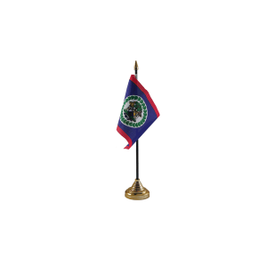 Belize Small Table Flag