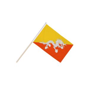 Bhutan Hand Flags