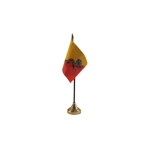 Bhutan Small Table Flag