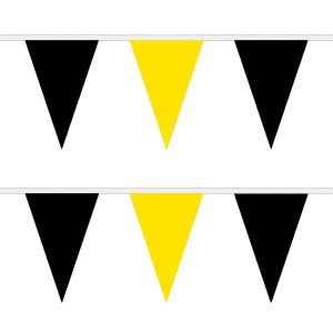 Black and Yellow Triangle Bunting