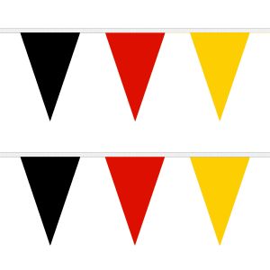 Black, Red and Gold (Germany) Triangle Bunting