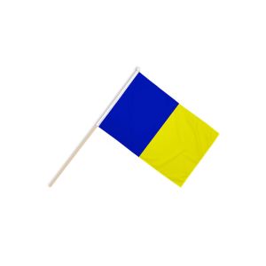Blue and Gold Irish County Large Hand Flags