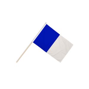 Blue and White Irish County Hand Flags