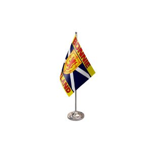 Bonnie Scotland Satin Table Flag