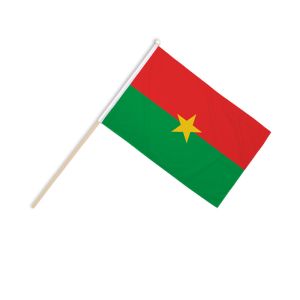 Burkina Faso Hand Flags