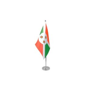 Burundi Satin Table Flag