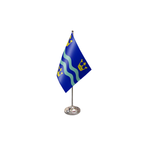 Cambridgeshire Blue Satin Table Flag