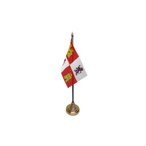 Castile and Leon Small Table Flag