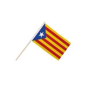 Catalan Independence (Estelada) Hand Flags