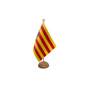 Catalan Independence (Estelada) Wooden Table Flag