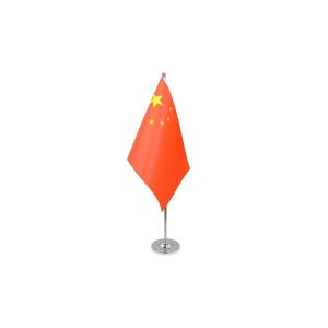 China Satin Table Flag
