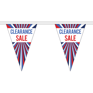 Clearance Triangle Bunting