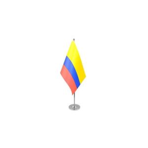 Colombia Satin Table Flag