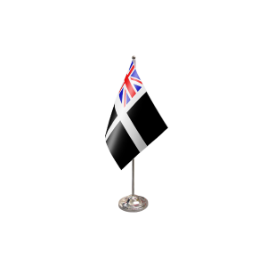 Cornwall Ensign Satin Table Flag