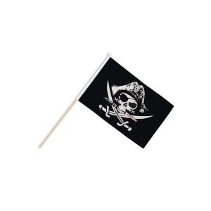 Crossed Sabres Hand Flags