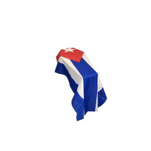 Cuba Coffin Drape Flag