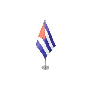 Cuba Satin Table Flag