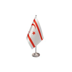Cyprus North Satin table Flag