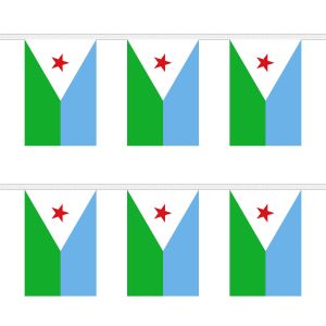 Djibouti Rectangular Bunting