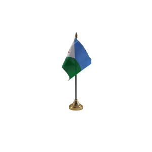 Djibouti Small Table Flag