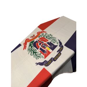 Dominican Republic Coffin Drape Flag