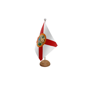 Florida Wooden Table Flag