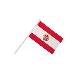 French Polynesia Hand Flags