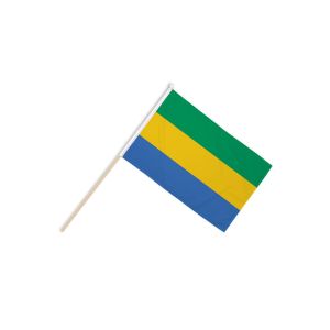 Gabon Hand Flags