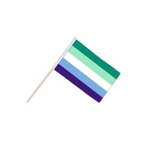 Gay Male Striped Hand Flags